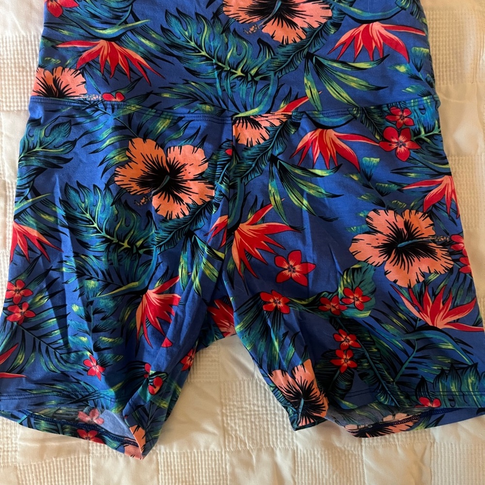 Tropical Floral Print Shorts
